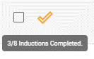 Add contractor - status orange tick