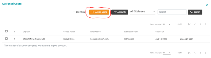 Assign Users