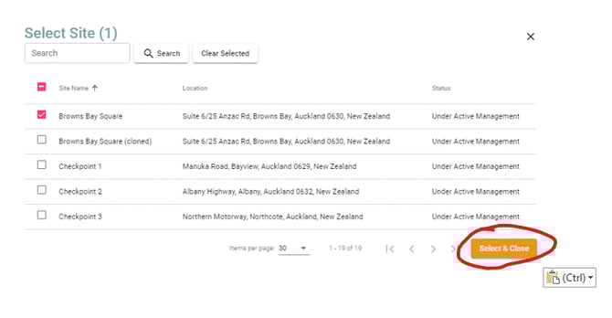 Documents - search sites