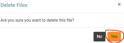 Delete files es