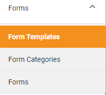 Form templates orange