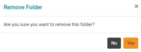 Remove files yes or no