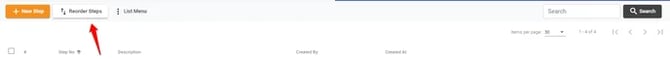 Reorder steps