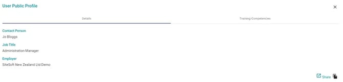 Userr public Profile