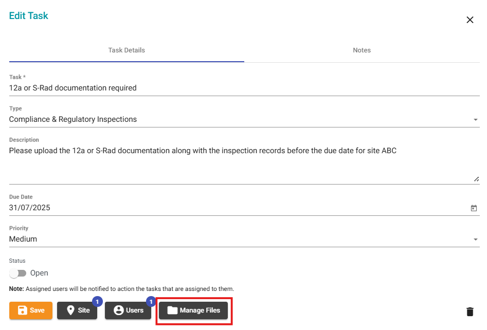 How to complete tasks via the Web Portal